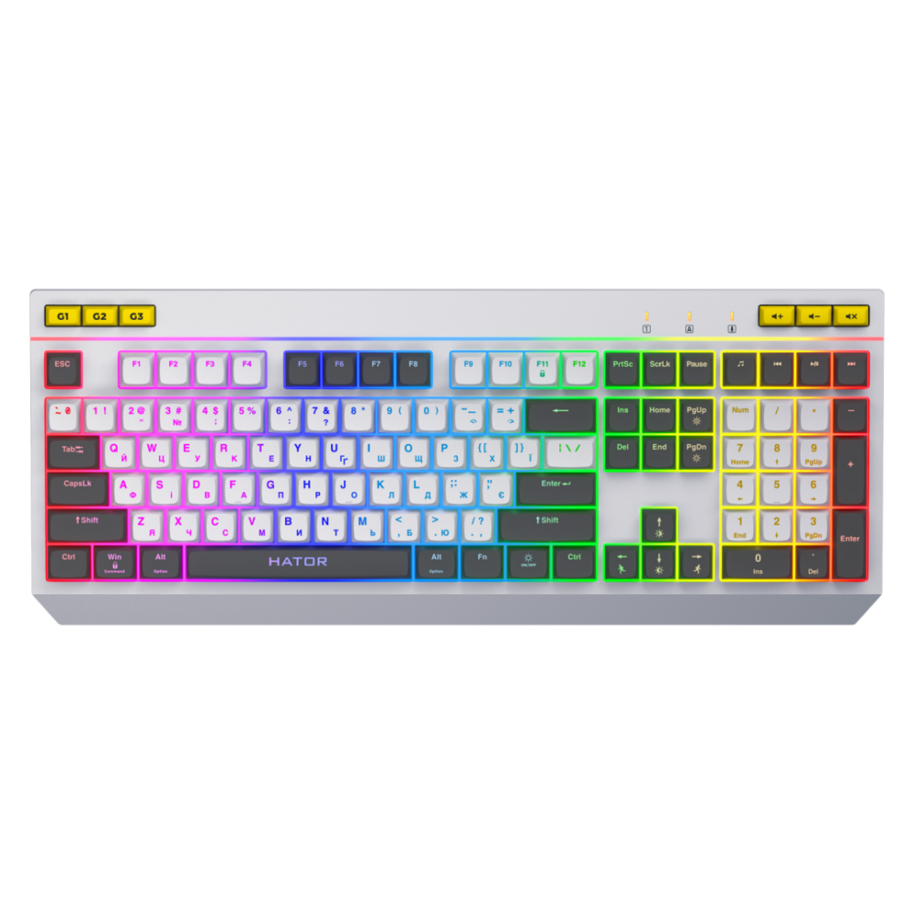 Tastatura mecanica cu fir Hator Icefall