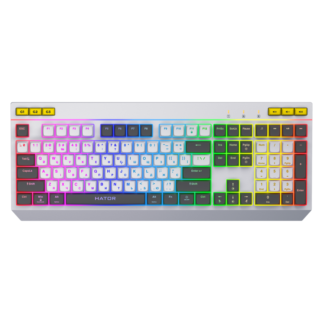 Tastatura mecanica cu fir Hator Icefall