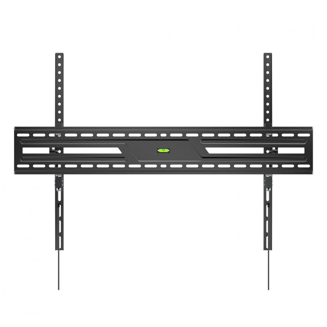 Suport perete TV Serioux 43-100" Tilt 75kg Profil 85mm Material: Otel Finisarea suprafeței: vopsea electrostatica Dimensiune ecran: 43"-100" Compatibilitate VESA: 75x75