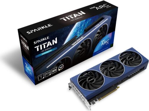Placa Video INTEL SPARKLE ARC A770 TITAN OC Edition 16GB GDDR6 256-bit