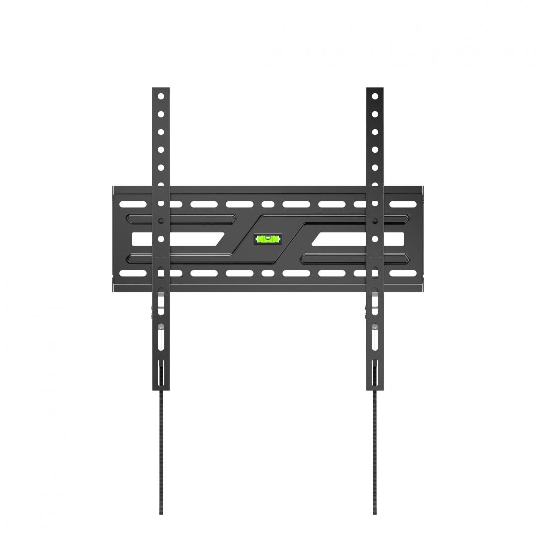 Suport perete TV Serioux 32-75" Fix 75kg Profil 24mm Material: Otel Finisarea suprafeței: vopsea electrostatica Dimensiune ecran: 32"-75" Compatibilitate VESA: 50x50