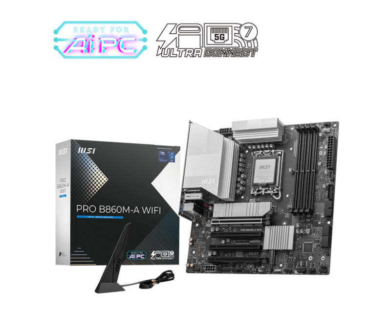 Placa de Baza MSI PRO B860M-A WIFI LGA 1851