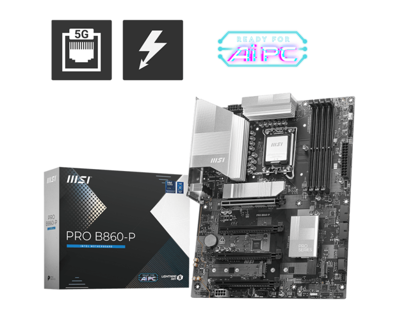 Placa de Baza MSI PRO B860-P LGA1851