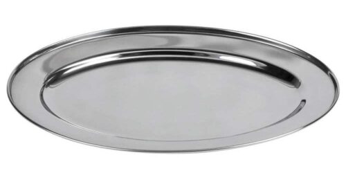 TAVA OVALA DIN INOX 55x38x2.5 CM