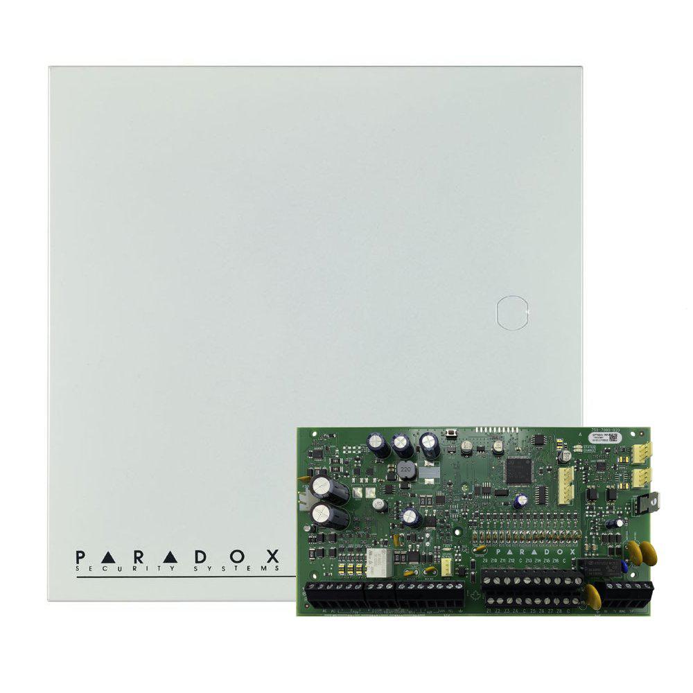 Centrala Paradox SP7000+; 16 intrări de zonă sau 32 cu ATZ