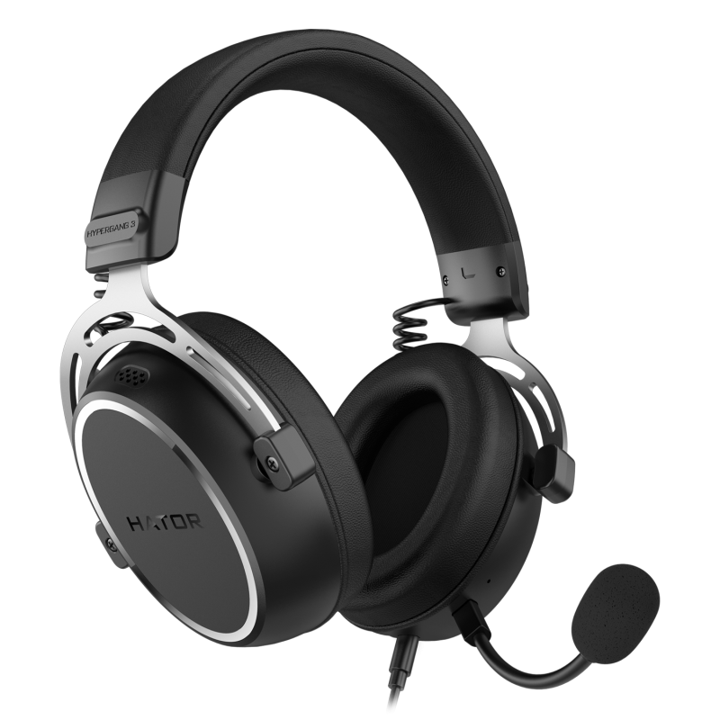 Casti gaming cu fir Hator Hypergang 3