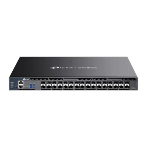 Omada 26-Port 10G Stackable L3 Managed Aggregation Switch with 6 25G Slots PORT: 26× 10G SFP+ Slots