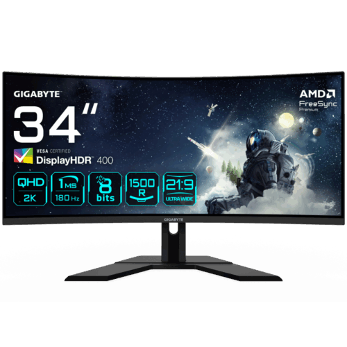 Gigabyte G34WQCP gaming monitor diagonala 34"