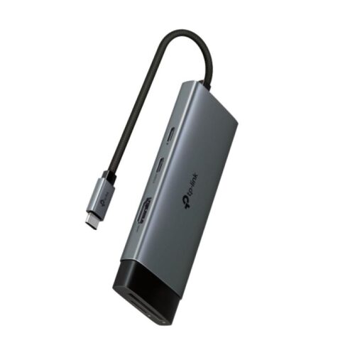 USB Type-C 7-Port Hub SPEC: 1 × USB-C Connector，1 × HDMI 4K 60Hz Port，1 × USB-C PD 100W Port，1 × SD + 1 × microSD(TF) up to 200MBps Port，2 × USB-A 3.0 Ports，1 × USB-C 3.0 Port FEATURE: Plug and Play