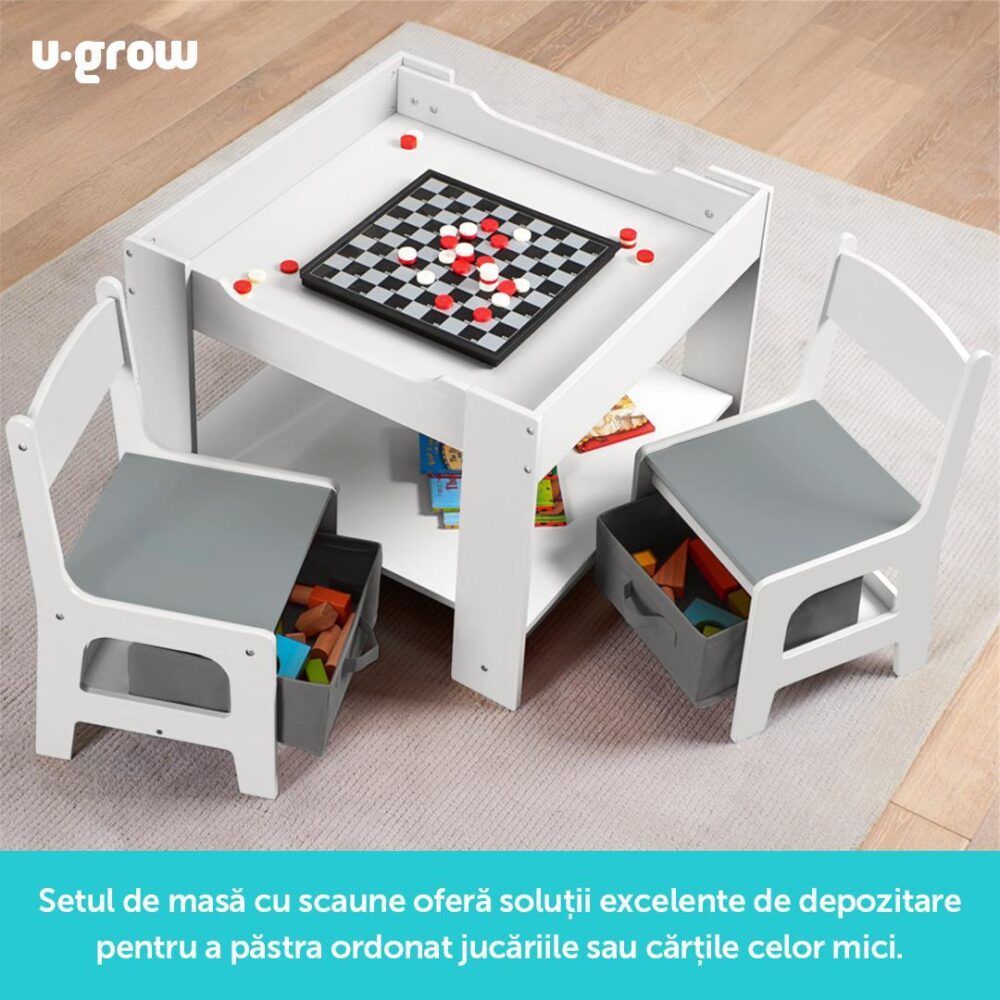 Set masuta si 2 scaune pentru copii