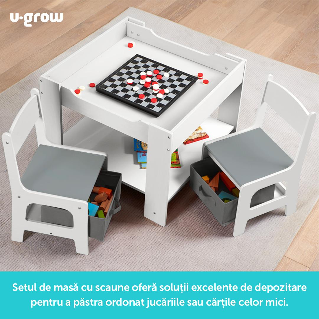 Set masuta si 2 scaune pentru copii