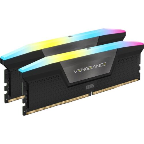 CORSAIR VENGEANCE RGB DDR5 96GB (2 x 48GB) DDR5 6400 CL32-40-40-84 1.40V Intel XMP - BLACK