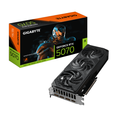 Placa Video GIGABYTE RTX 5070 WINDFORCE SFF 12GB GDDR7 192 bit