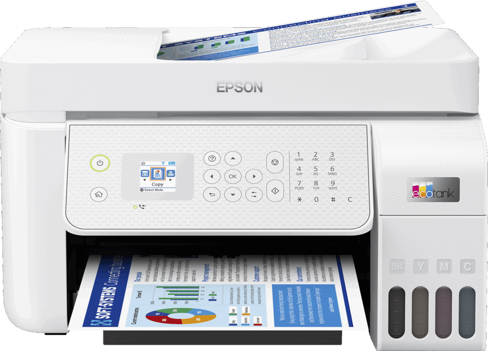 Multifunctional inkjet color Epson EcoTank CISS L5316