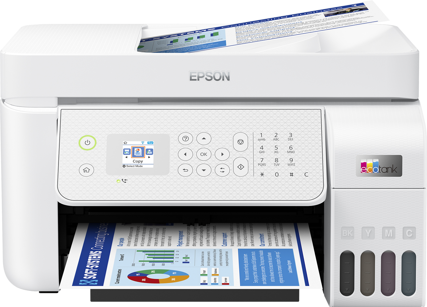 Multifunctional inkjet color Epson EcoTank CISS L5316