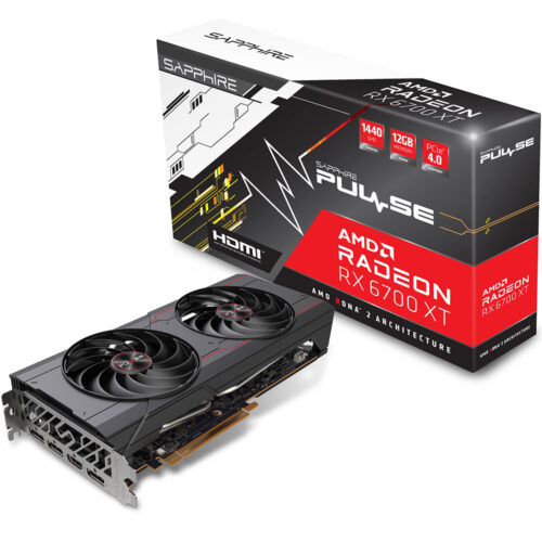 Placa video Sapphire PULSE AMD RADEON™ RX 6700 XT GAMING 12GB GDDR6 HDMI / TRIPLE DP LITE