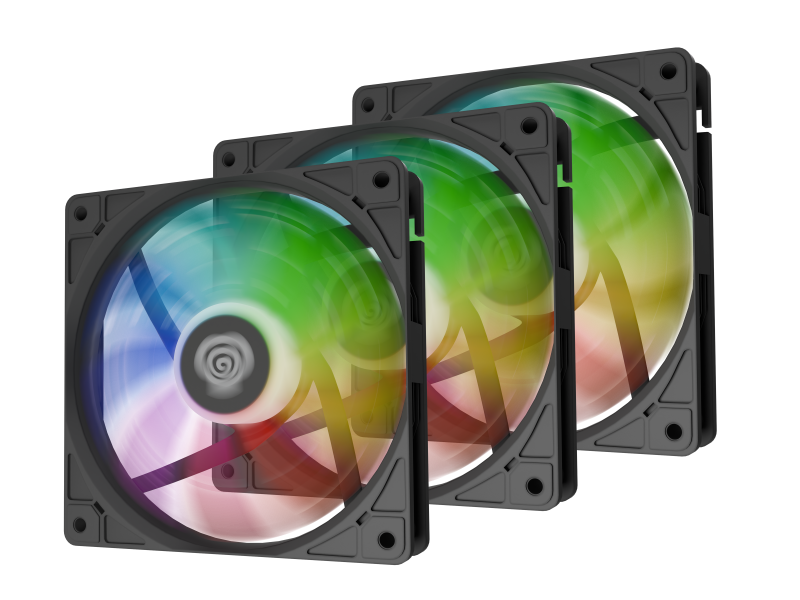 Ventilatoare GENESIS OXAL 120 ARGB NEGRU 3x120mm