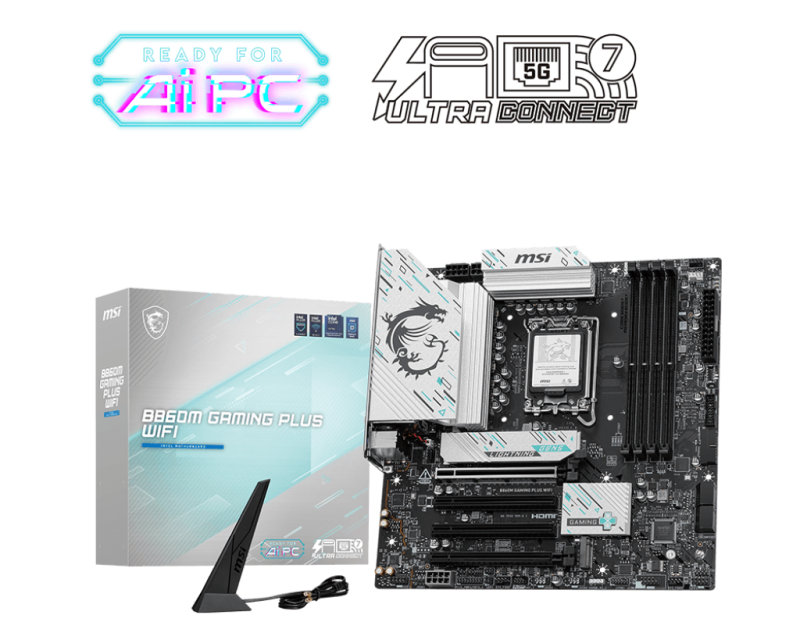 Placa de Baza MSI B860M GAMING PLUS WIFI LGA1851