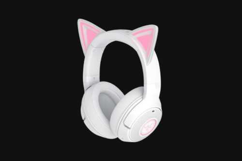 Casti Razer Kraken Kitty V2 Bluetooth 5.2Quartz Edition
