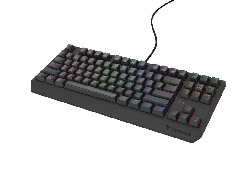 Tastatura gaming mecanica cu fir Genesis Thor 230 TKL Lite