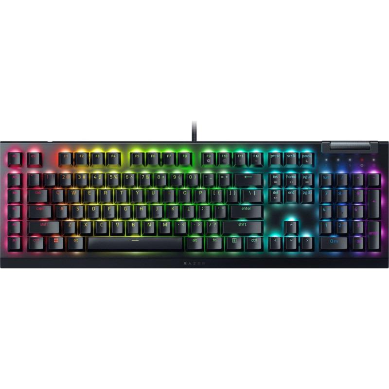 Tastatura mecanica gaming BlackWidow V4 X (Yellow Switch)