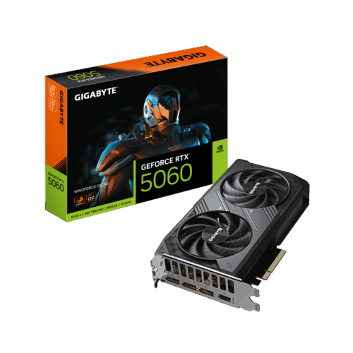 Placa Video GIGABYTE GEFORCE RTX 5060 WINDFORCE OC 8GB GDDR7 128 bit