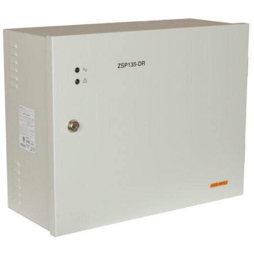 Sursa de alimentare pentru sisteme de detectie incendiu 24V/3-5A in cutie metalica Merawex ZSP135-DR-5A-3