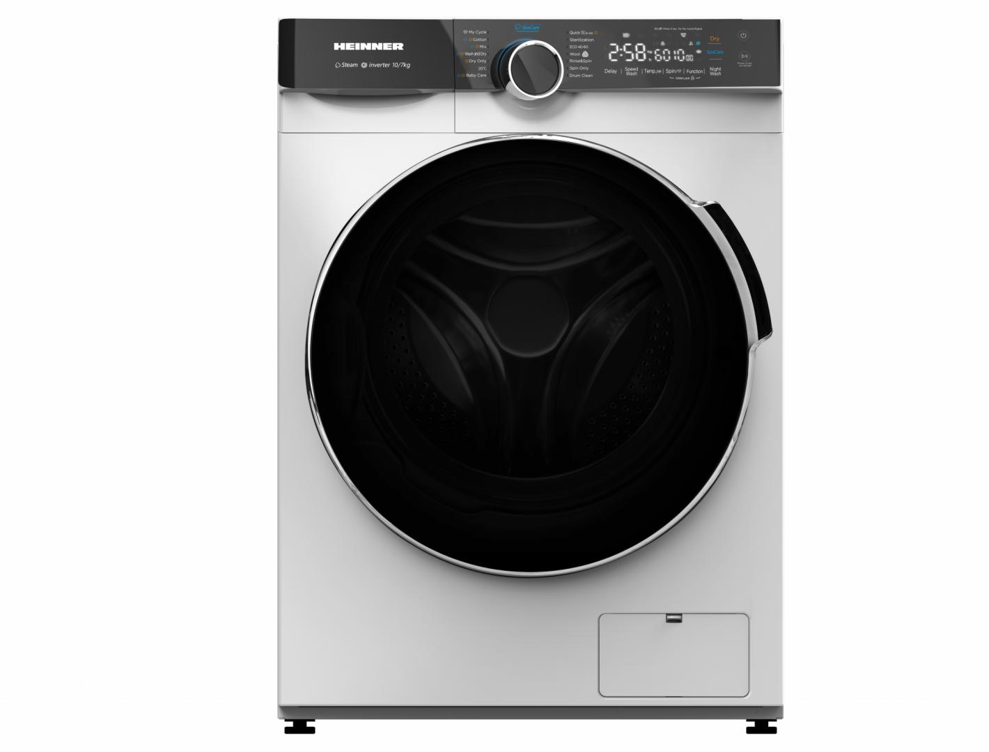 MASINA DE SPALAT RUFE CU USCATOR HEINNER HWDM-M1014IVKB