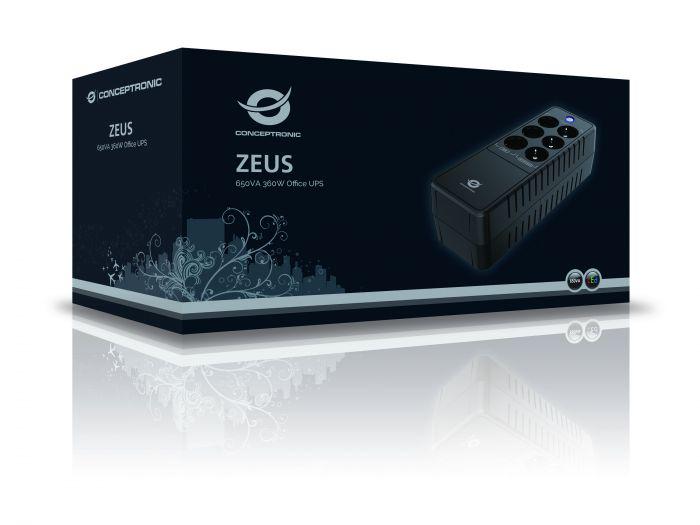 Schuko x 6 (3x surge protection 3x surge protection & battery backup)