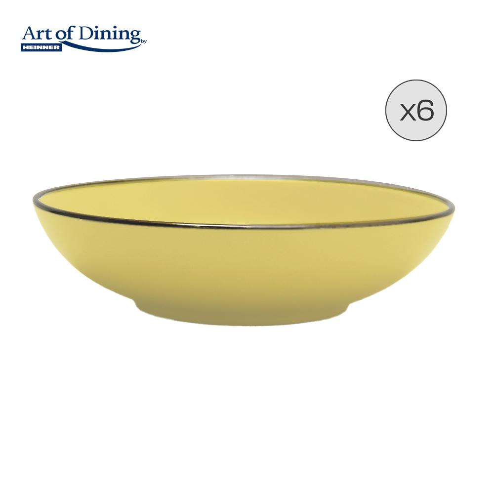SET 6 FARFURII ADANCI CERAMICA 20 CM