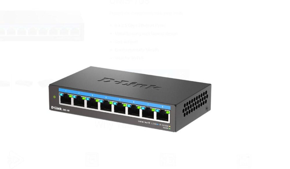 Interfata: 8 x 10/100Mbps/1G/2.5G