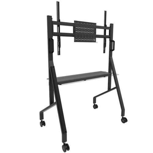 Stand mobil de podea Neomounts 55"-86" 76kg VESA 100x100 - 900x600 negru