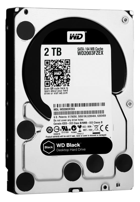 HDD  WD Black 2TB SATA-III 7200rpm 64mb