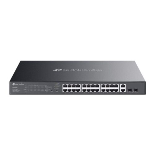 Omada 28-Port Gigabit Easy Managed Switch with 24-Port PoE+ PORT: 24× Gigabit PoE+ Ports
