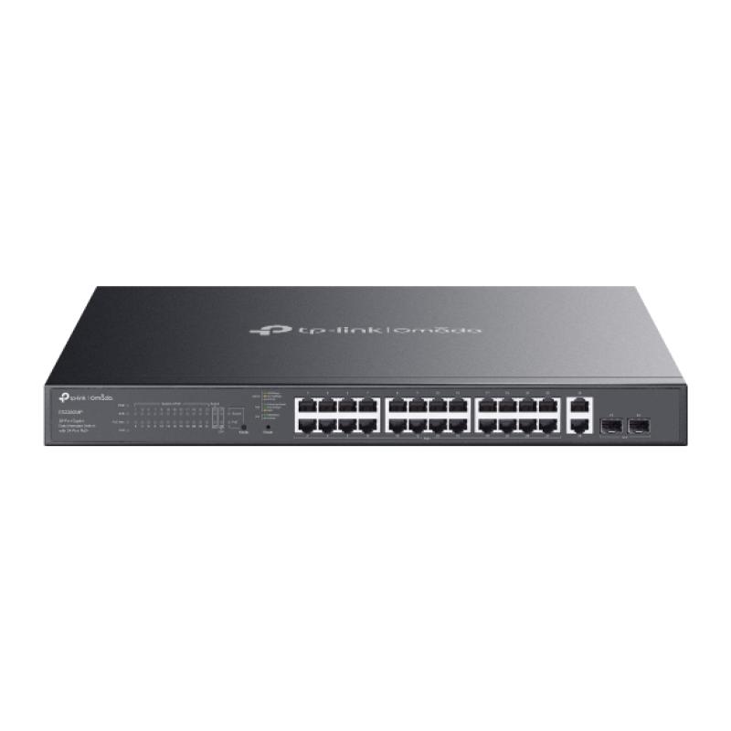 Omada 28-Port Gigabit Easy Managed Switch with 24-Port PoE+ PORT: 24× Gigabit PoE+ Ports
