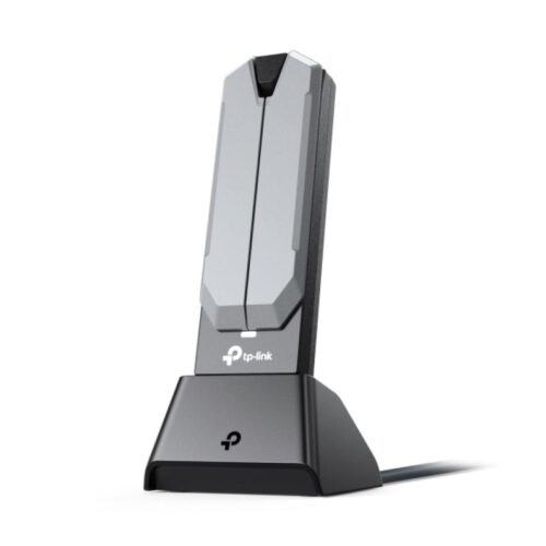 BE6500 High Gain Tri-Band Wi-Fi 7 USB Adapter SPEED: 2882 Mbps at 6 GHz + 2882 Mbps at 5 GHz + 688 Mbps at 2.4 GHz SPEC: 2× High Gain External Antennas
