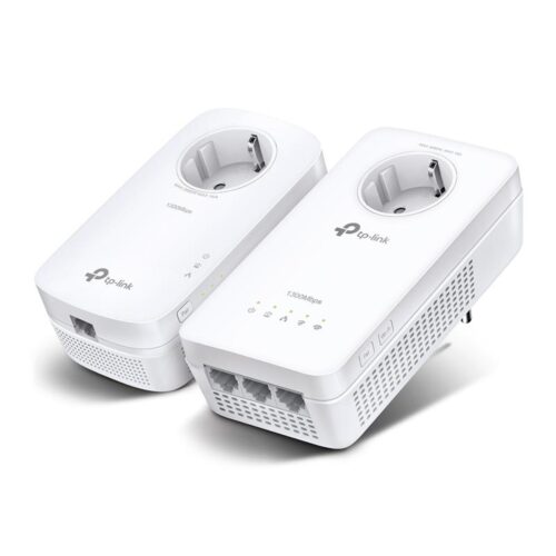 AV1300 Gigabit Passthrough Powerline AC1200 Wi-Fi Kit KIT: 1× TL-WPA8631P + 1× TL-PA8010P TL-WPA8631P: SPEED: 300 Mbps at 2.4 GHz + 867 Mbps at 5 GHz