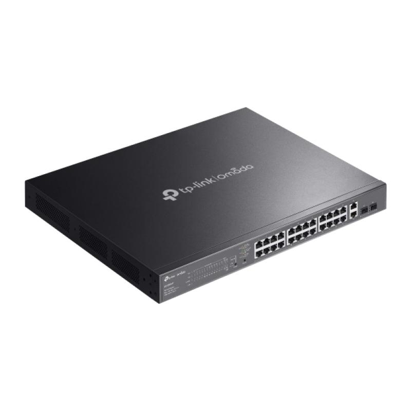 1U 19-inch Rack-mountable Steel Case FEATURE: Integration with Omada SDN Controller and Omada Cloud Essentials
