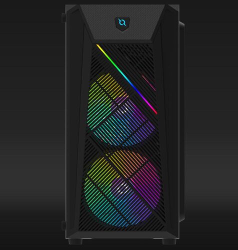 Carcasa AQYRIS BELLATRIX PRO Mini Tower RGB NEGRU