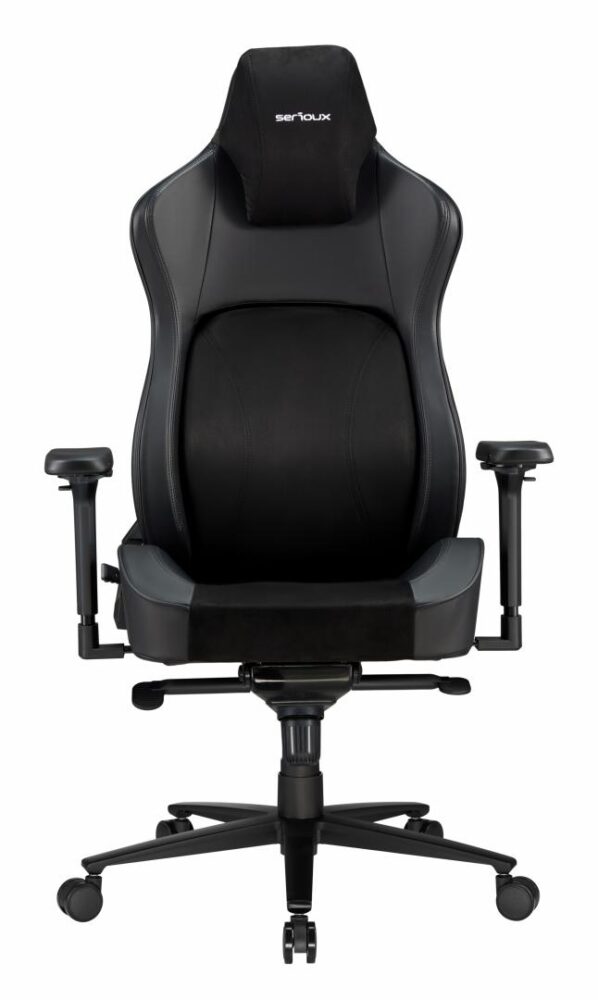 Fabric Armrest Type: 4D Armrest Mechanism Type:Frog Mechanism Pneumatic Lever Type: 100mm Class 4 Gas Lift Base Type:350mm Aluminum Base Caster Type: 60mm Pu Caster  [Master Carton] Carton Size :88x69x37CM Q'ty/Carton:1.0