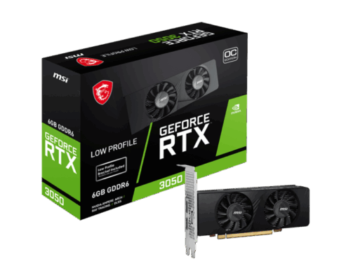 Placa VIdeo MSI GeForce RTX™ 3050 LP 6G OC GDDR6 96 bit