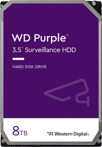 HDD Surveillance WD  8TB SATA-III  3.5" 5640RPM 256MB Purple