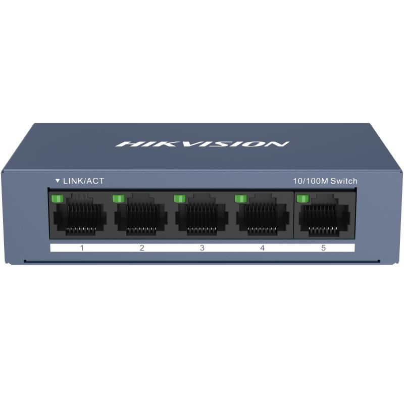 Switch Hikvision DS-3E0105-O: 5 × 10/100 Mbps RJ45 Port