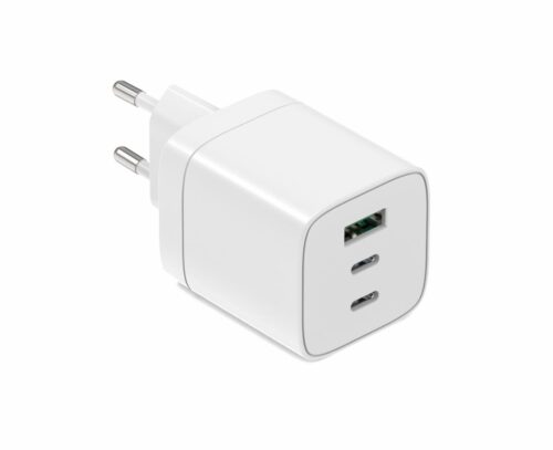 Incarcator cu USB-C-2+USB-A 65W  •Alimentator/incarcator cu USB •Ieșire USB-C: C1 și C2: 5V/3A