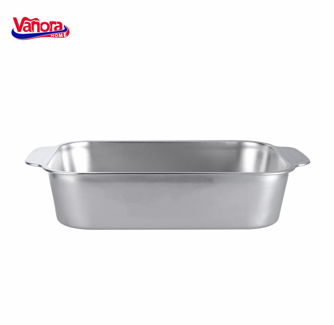 TAVA INOX 33x19x7.5 CM