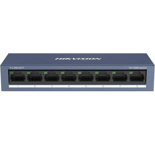 Switch Hikvision DS-3E0108-O: 8 × 10/100 Mbps RJ45 Port