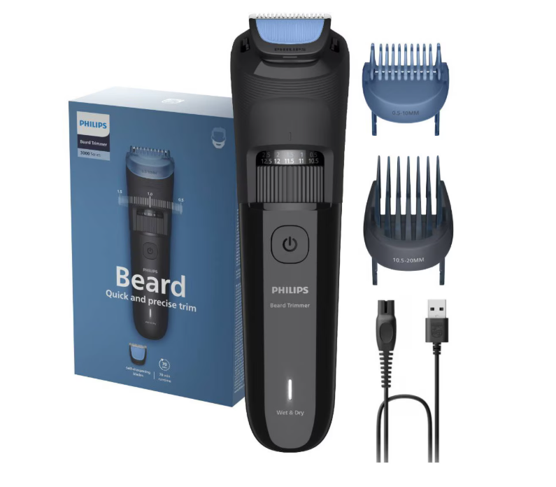 Aparat de tuns barba PHILIPS BT3620/15 cu lame cu autoascutire