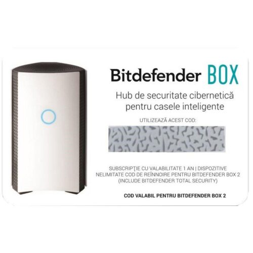 Bitdefender BOX subscription scratch card unlimited