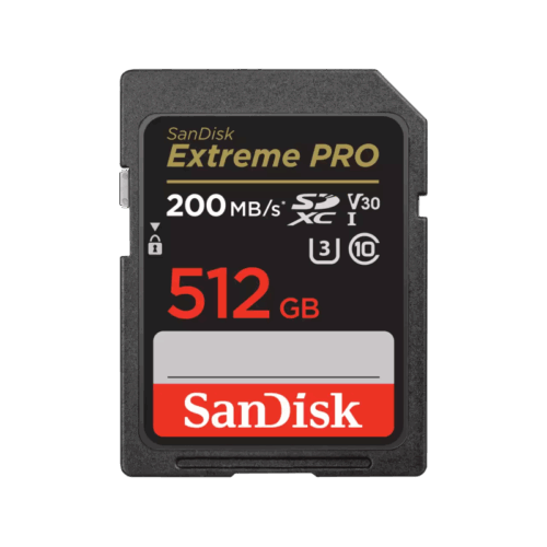 SanDisk Extreme PRO. Capacity: 512 GB