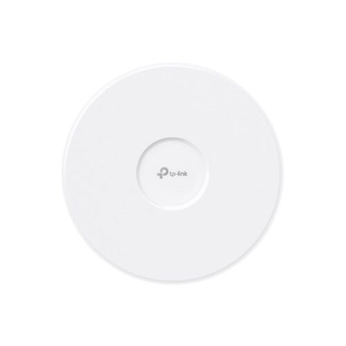 Omada  BE3600 Ceiling Mount Tri-Band Wi-Fi 7 Access Point PORT: 1×2.5G RJ45 Port SPEED:688 Mbps at  2.4 GHz + 2882 Mbps at 5 GHz FEATURE: 802.3 at POE + and 12V DC (Power Adapter is not included)